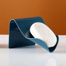 Corner Soap Holder with Suction Cups, Plastic Storage Box for Bathroom Shower Kitchen, 3 Pcs