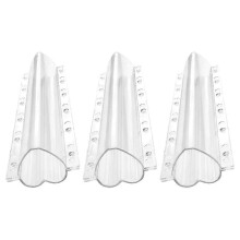 3Pcs Transparent PC Fruit Shaping Mold for Cucumber, Vegetable Grow Shaper, Garden Tool