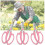 Garden Scissors Floral Shears 3 Pack, Professional Pruning Shears with Comfortable Grip Handle 5