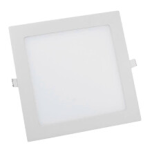 Pannello LED quadrato da incasso da 18 W, luce bianca fredda, per alimentazione AC 85-265 V, 6000 K.