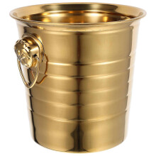 Edelstahl-Eiskübel 5L, dickes Tigerkopf-Design für Barpartys