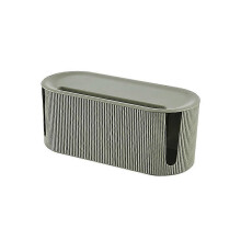 Cable Organizer Box 31x12.5x13.5cm for Home Office Travel Storage in Color E