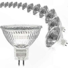 GU5.3 12V 20W MR16 halogeenlamp, dimbaar warm wit 2700K, 2-pins spotlamp