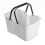 Plastic Draining Storage Basket Square Toiletry Organizer for Bathroom Shower Kitchen 1