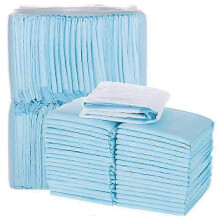 Einweg-Inkontinenz-Bettauflagen, 50er-Pack, 45 x 60 cm, saugfähig, wasserdicht, schnelle Absorption, Auslaufschutz