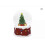 Christmas Tree Musical Snow Globe with Multicolor Glass Design 1