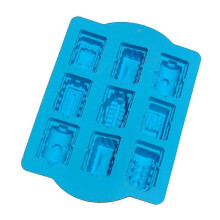 Silicone Train Cake Mold 9 Shapes Non-Stick Baking Pan for Soap Chocolate Desserts