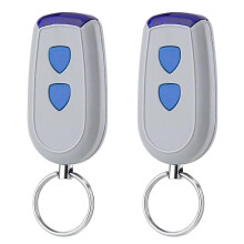 Garagedeur afstandsbediening 2-pack, compatibel met Crawford EA433 2KS 2KM 4KS RCU 433-2K 433-4K N002800 T433-4, 433,92 MHz dubbelkanaals