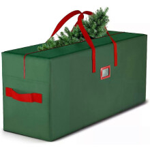 Bolsa de almacenamiento para árboles de Navidad artificiales de hasta 2,3 metros (65 x 15 x 30 pulgadas), lona resistente.