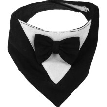 Hondenbandana met strik, sneldrogend, driehoekig, huisdieraccessoire, 2 stuks, polyester