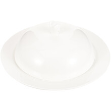 Ceramic Plate with Lid for Steak Plating Porcelain Dinner Party Serving Dish
