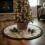 Rustic Pinecone Tree Skirt 17.5" Round with Fastener Strip for Small Trees 1