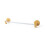 Wall Mounted Towel Rack, Perforation Free, Yellow and White Stitching, ABS Material, Hook Design 1
