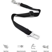 Pet Car Seat Belt Adjustable Nylon Harness Clip for Dogs and Cats Vehicle Safety