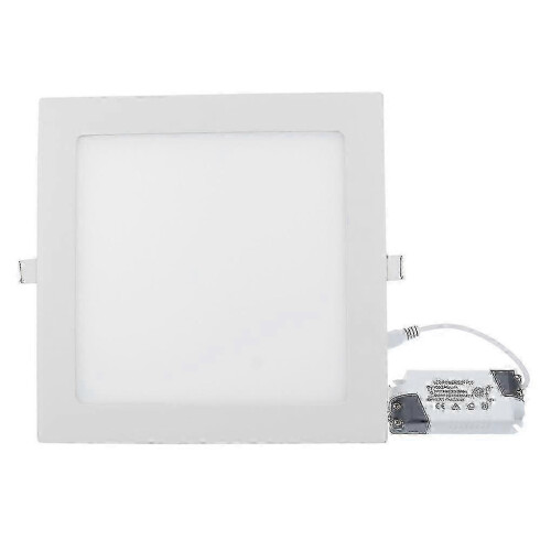 18W Recessed Square LED Panel Light Cool White Downlight for AC 85-265V 6000K 2