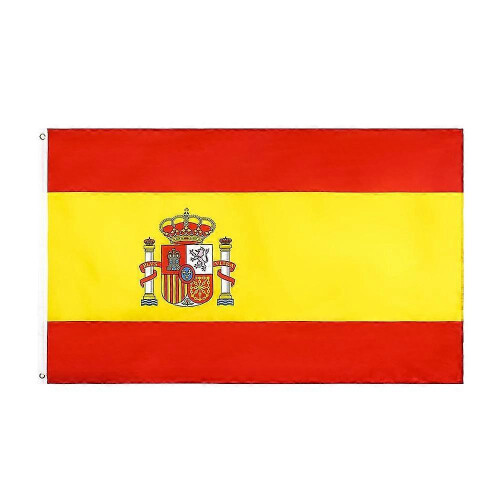 Spanische Flagge 90x150cm, Polyester-Gartendekorationsflagge