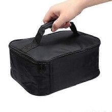 Portable Car Microwave Oven 12V Electric Black Heats to 70 in Minutes