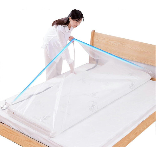 Large Vacuum Storage Bag for Mattress Clothes Waterproof Lockable Reusable Space Saving Compression 220x100cm