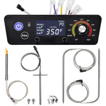 Digitaalinen ohjauskortti, yhteensopiva pellettigrillin ja savustimen kanssa, 230 V:n LCD-näyttö, RTD-anturi