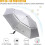 UPF 50+ Windproof Silver Coating Folding Umbrella Compatible with Travel, Auto Open Close, Double Vented Canopy 1