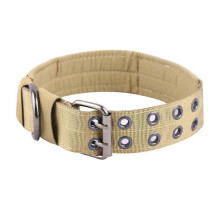 Tactical Collar for Large Dogs with Handle, 2" Wide Nylon for Heavy Pullers