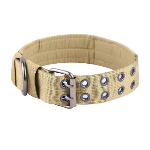 Tactical Collar for Large Dogs with Handle, 2" Wide Nylon for Heavy Pullers