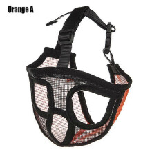 Muilkorf voor Franse bulldog, ademend nylon mondmasker tegen blaffen