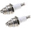 2X L7T Spark Plug for 2 Stroke Engine Chainsaw Lawn Mower Compatible with Various Brands 1