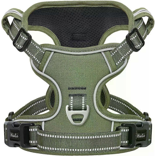 Dog Harness Adjustable No Pull Reflective with Handle for Small Medium Large Dogs