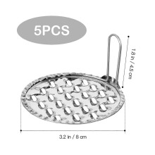 Raspadores de acero inoxidable para gelatina de frijoles, 5 piezas, raspadores de alimentos para cocina