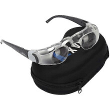 Gafas con lupa para TV 2.1x, de 0 a +300 grados, con lupa manos libres para hipermetropía.