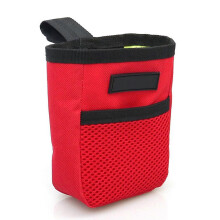 Leckerli-Tasche fürs Hundetraining, tragbare Gürteltasche, 600D Polyester, Clip-Verschluss, Netztasche vorne