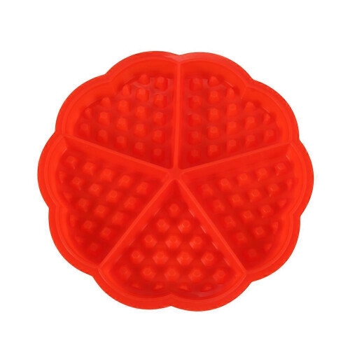 Waffle Maker Silicone Mold Square Heart-shaped Food Grade Baking Pan 1