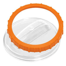 Sandpumpenfilter-Vorfilterabdeckung, kompatibel mit den Modellen 58486, 58497, 58499, ab 2023, orangefarbene Mutter P07018 für Deckel P07019