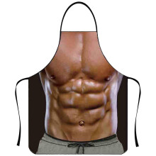 Witzige Kochschürze mit Muscle-Jeans-Design für Küche, Kochen und Basteln