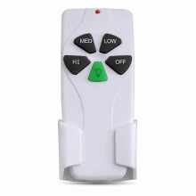 Telecomando per ventilatore a soffitto con dimmer per la luce, 3 velocità, compatibile con la collezione Hunter Bay Home Decorators.