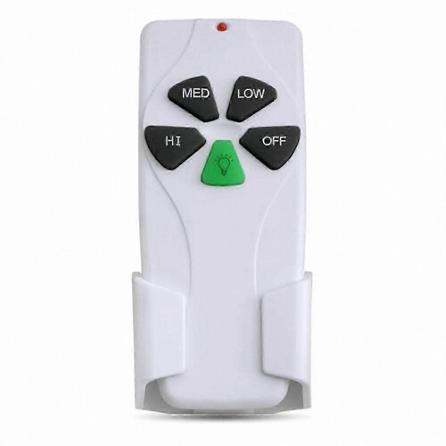 Ceiling Fan Remote Control with Light Dimmer, 3 Speed, Compatible with Hunter Bay Home Decorators Collection