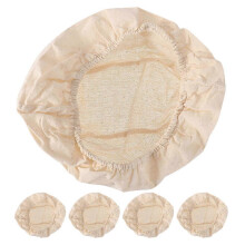 Bread Proofing Basket Cloth Cover, Light Yellow Fabric, 5-Pack for Dough Fermentation