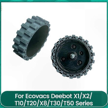 Ruedas delanteras de repuesto compatibles con las series Ecovacs Deebot X1, X2, T10, T20, X8, T30 y T50.