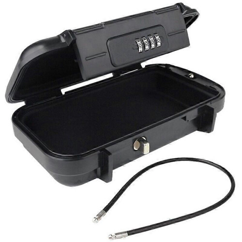 Wall Mounted Waterproof Key Safe Box with 4 Digit Code, Outdoor Secure Steel Key Cabinet