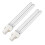 2 Pack 13W UV-C Replacement Bulb Compatible with G23 Base Inductive Ballast Pond Filter System 8000 Hours Lifespan 1