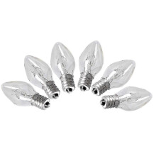 E12 15W Dimmable Bulb for Salt Lamps, Pack of 6, 220-240V, 2000Hr Life, Compatible with Himalayan Decor Lighting