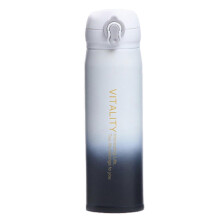 Stainless Steel Vacuum Thermos Bottle 500ml BPA-Free Travel Mug with Removable Plug
