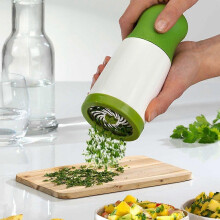 Molinillo de hierbas y especias de acero inoxidable, accesorios de cocina para perejil, cilantro y albahaca.