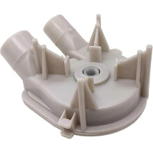 Afvoerpomp voor wasmachines, compatibel met Whirlpool Kenmore LSW9750PQ3 110.26812690, ABS-kunststof, dubbele aansluiting.