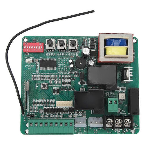 Sliding Gate Operator Control Board Replacement Compatible with Universal Gate Openers with Slow Speed & Auto Stop