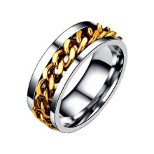 Bottle Opener Ring Stainless Steel Rotatable Chain Jewelry Tool for Home Bar