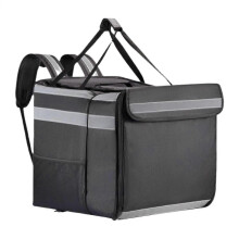 Sac à dos isotherme pour la livraison de pizzas, extensible et facile à transporter, idéal pour la marche, le vélo ou les transports en commun.