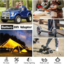 18V to 20V Step Down Converter, Voltage Reducer Transformer 12V 15A 180W Buck Converter Power Wheel Battery Adapter