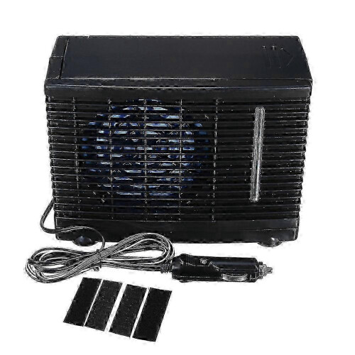 12V Portable Car Air Conditioner with Evaporative Cooling, Adjustable Fan, Dashboard Mount
